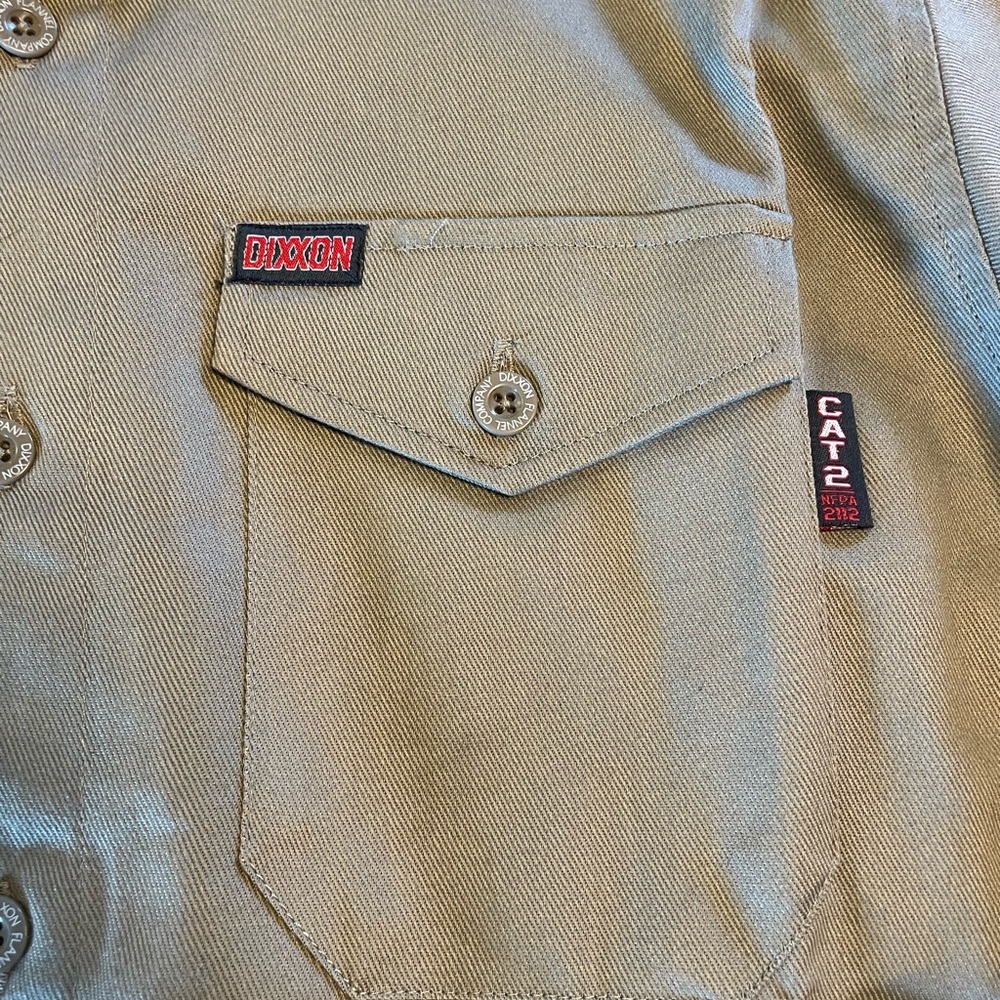 Dixxon Workwear Flame Resistant Button Down Shirt New Without Tags - Picture 2 of 5